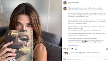 Catherine Fulop expresó en redes su orgullo por el debut literario de Oriana Sabatini y celebró la colaboración artística de sus dos hijas en el libro
