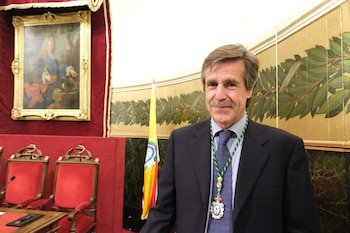 El doctor Miguel Sánchez, emérito
