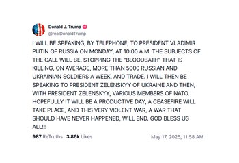 El mensaje de Donald Trump