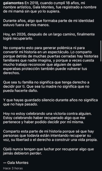 Gala Montes - (Instagram)