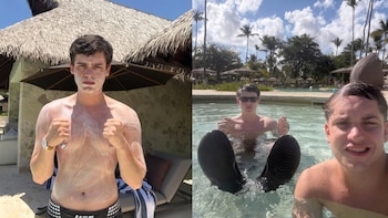 Postales del verano eterno: así fueron las vacaciones de Bautista Vicuña en Punta Cana