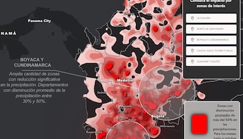 Los sistemas geoespaciales convierten datos oceánicos y atmosféricos en mapas interactivos que muestran anomalías térmicas y escenarios geográficos de impacto - crédito Portal30x30.com/web