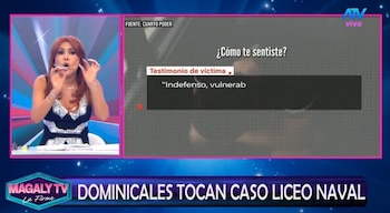 Magaly Medina arremete contra medios por exponer detalles del caso Liceo Naval: “El morbo les ha ganado”. Captura: Magaly TV La Firme.