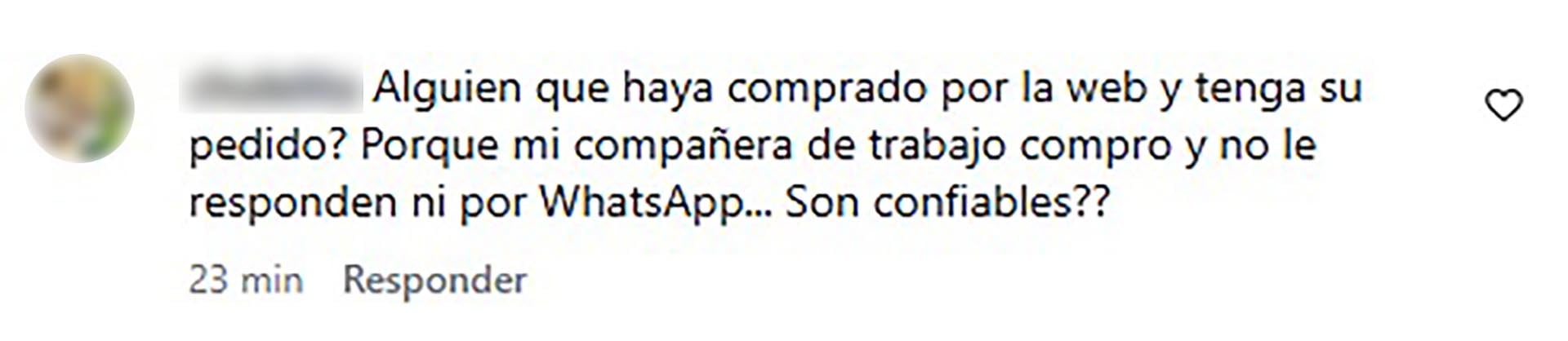 Consumidores señalaron dificultades para contactarse con la empresa por WhatsApp e Instagram