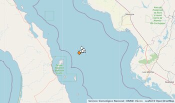 Movimiento telúrico reportado en Baja