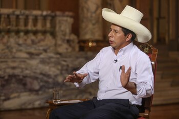 Pedro Castillo en entrevista