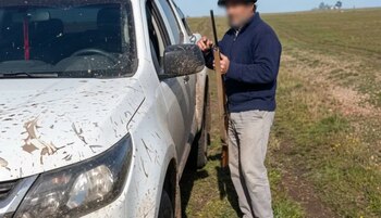 Azul - Disparó y mató a un perro