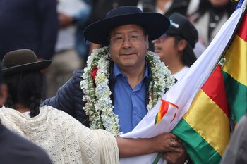 El presidente de Bolivia, Luis