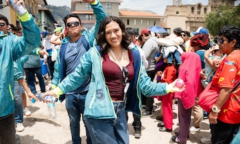 Las calles de Cajamarca se