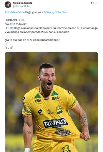 Post de Alexis Rodríguez sobre