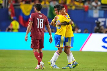 James Rodríguez y Juan Fernando Quintero han sido el cambio habitual de Colombia en los partidos del Mundial 2026 - crédito Lynne Sladky/AP Foto