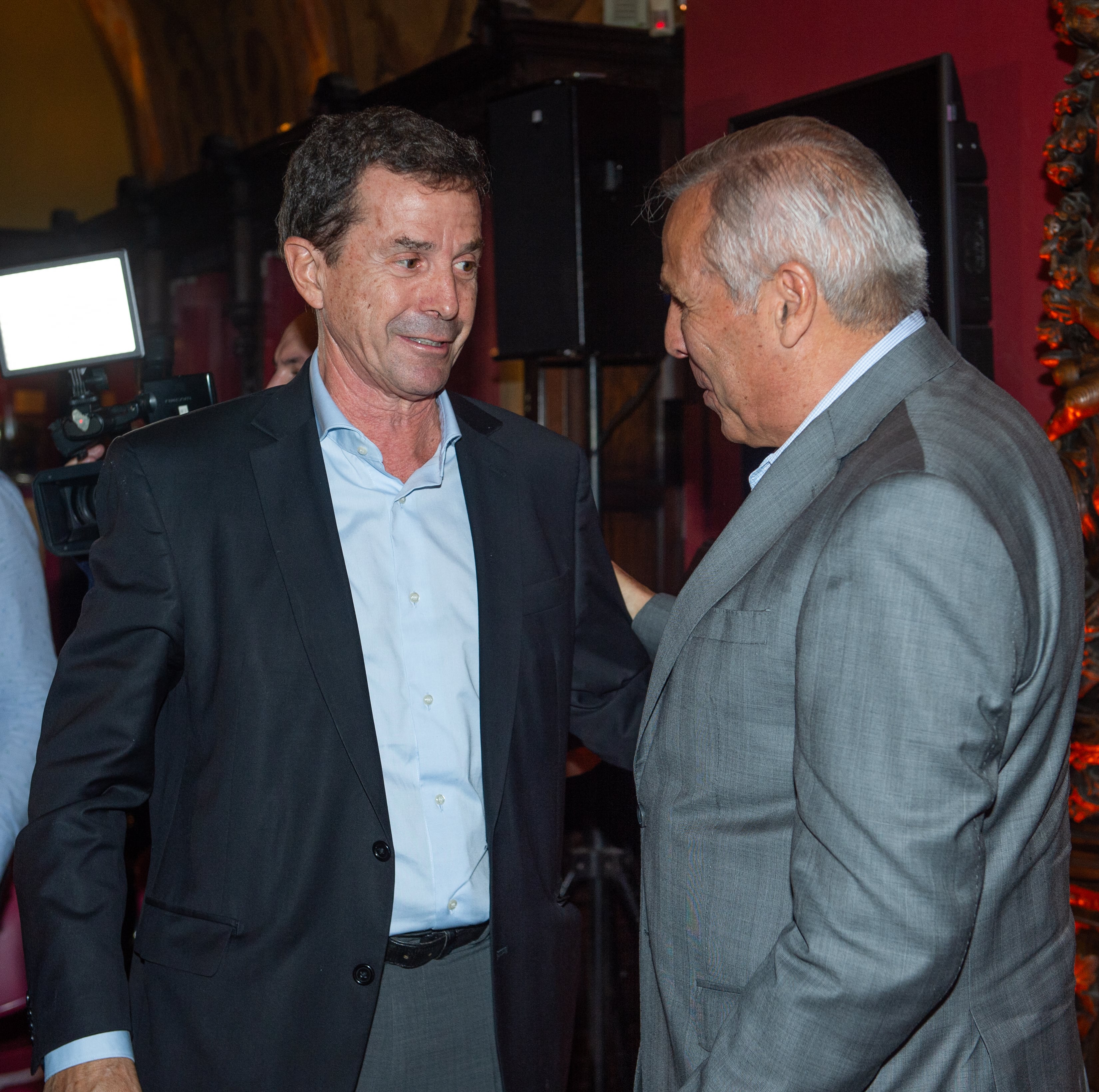 Ricardo Markous, CEO de Tecpetrol, y Jorge Augusto Sapag