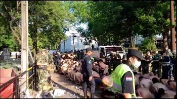 Los presos movilizados para el