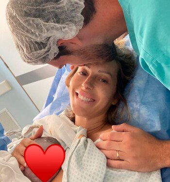 Noelia Marzol dio a luz