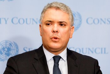 En la imagen, el presidente