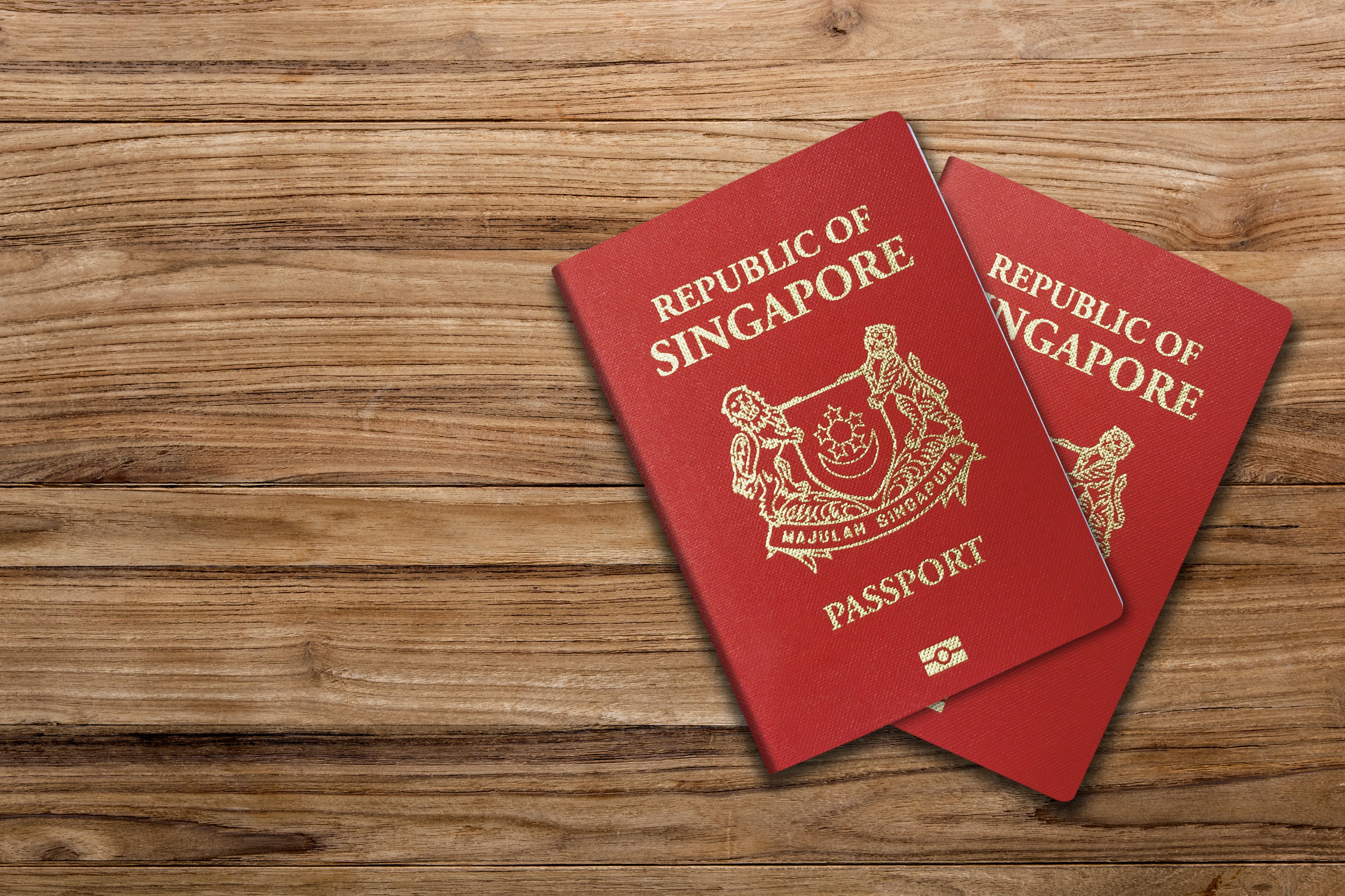 Pasaporte de Singapur (Adobe Stock).