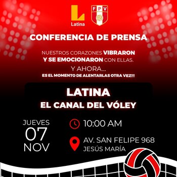 Latina Televisión transmitirá la LNSV