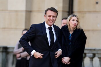 El presidente francés Emmanuel Macron