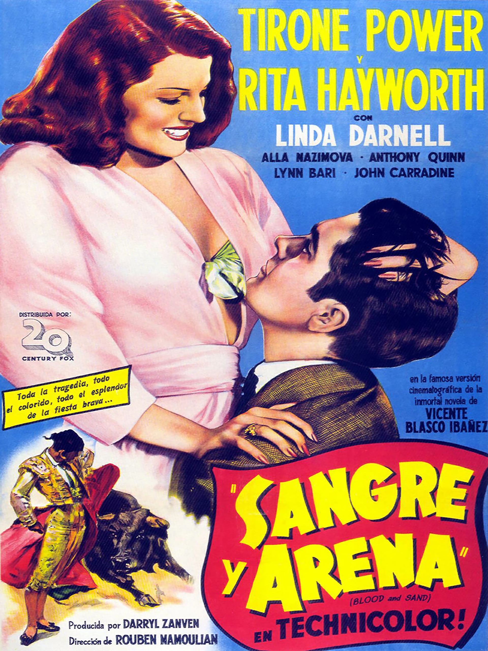 _Sangre y arena_ fue otra novela de Blasco Ibáñez que llegó a la pantalla.