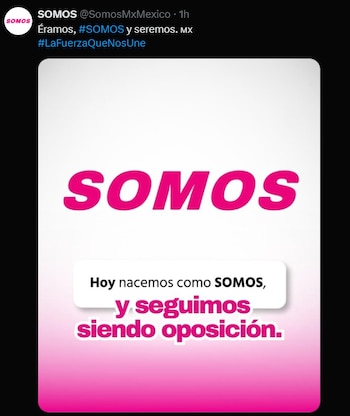SOMOS finalmente tiene logo oficial tras dos rechazos y se prepara para competir en las elecciones de 2027.