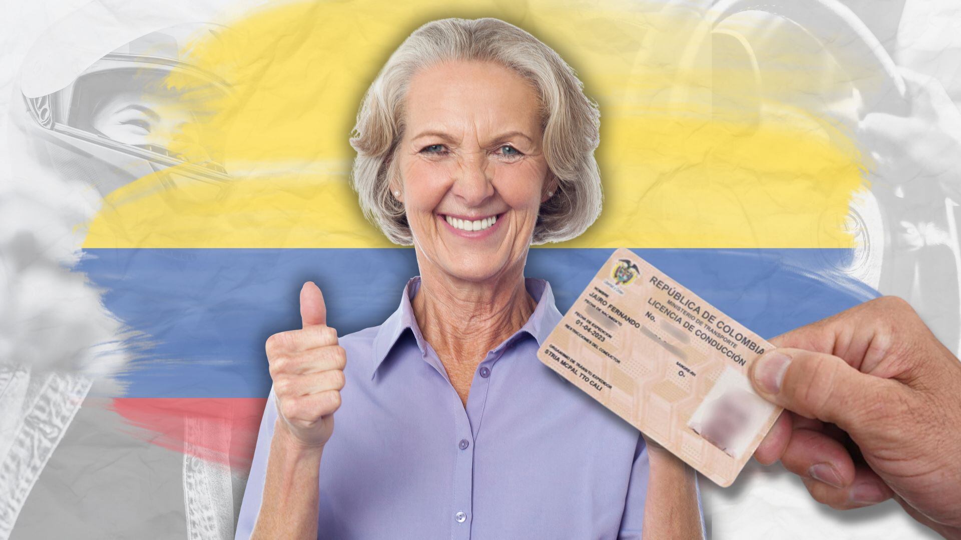 Si una persona se sometió a una cirugía ocular correctiva después de haber obtenido su licencia, esta puede seguir reflejando en el documento la obligación de usar gafas al conducir, de acuerdo con lo registrado en el certificado médico original - crédito Montaje Johan Largo-Infobae/Freepik