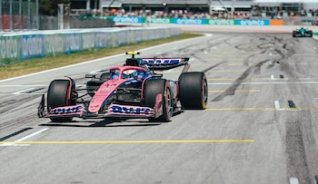 Franco Colapinto disputó tres Grandes