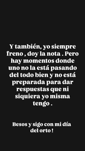 Sabrina Rojas y el final