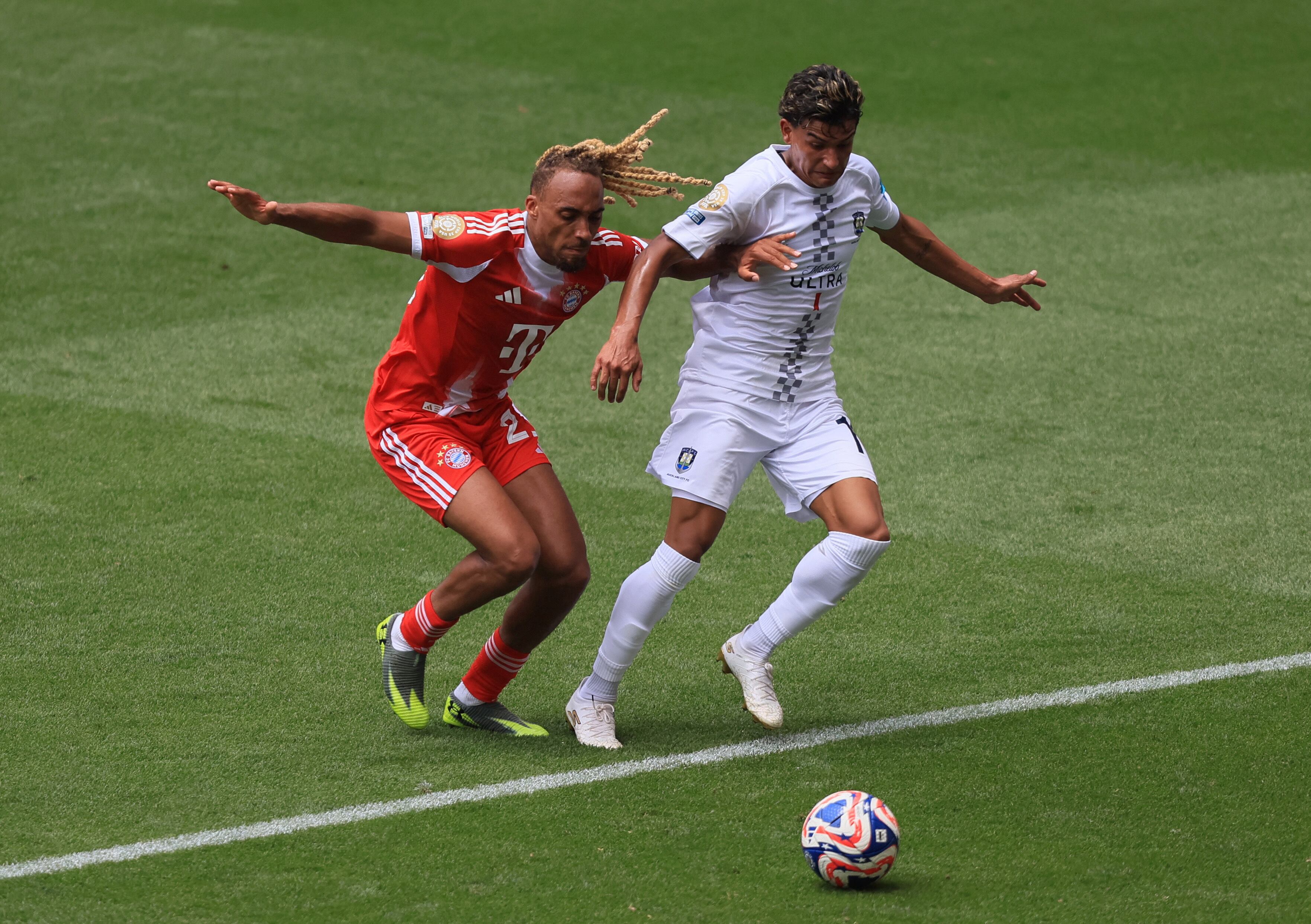 Jerson Lagos jugó más de 20 minutos en el partido que se convirtió en la máxima goleada en la historia del Mundial de Clubes - crédito Katie Stratman/Reuters