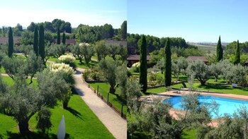 Zona exterior del complejo en