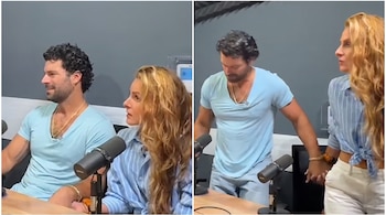 Adrián Di Monte y Nuja Amar abandonaron una entrevista