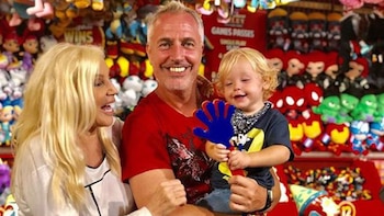 Susana Giménez, Marley y Mirko en uno de sus tantos viajes por el mudno