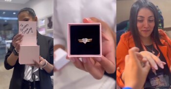 La influenciadora le pidió matrimonio