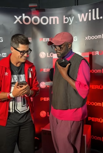 will.i.am queda sorprendido al escuchar a Los Mirlos: “Es de 1970 o algo así”. Captura: Instagram Coco Maggio.