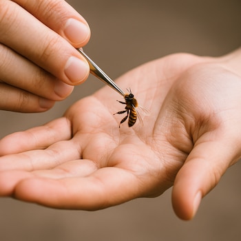 Las avispas atacaron de manera