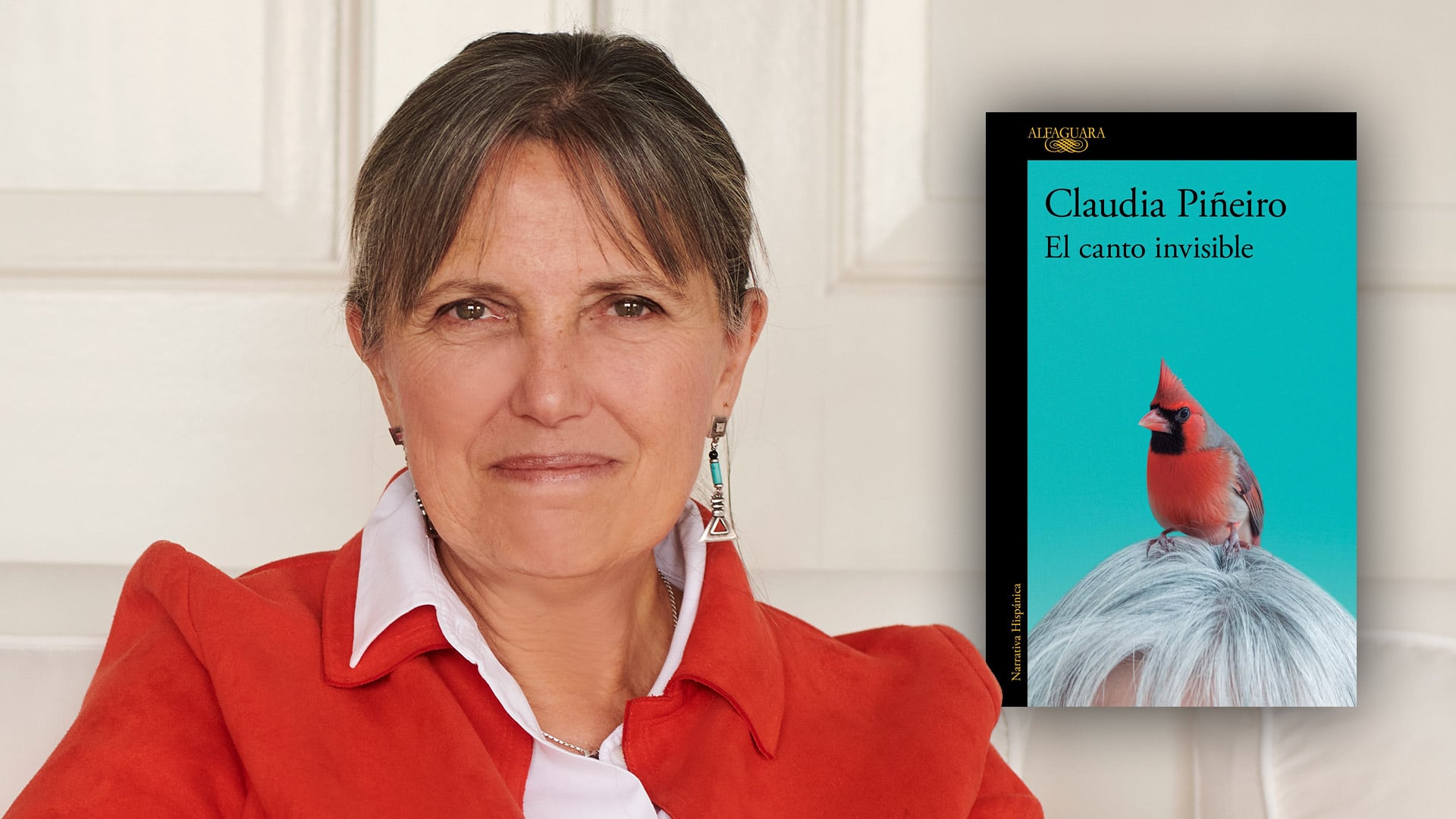Claudia Piñeiro comenzó a escribir la novela El canto invisible tras descubrir una aplicación móvil para identificar aves durante un viaje a España.