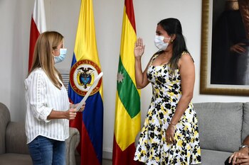 Elsa Noguera y Diana Acosta