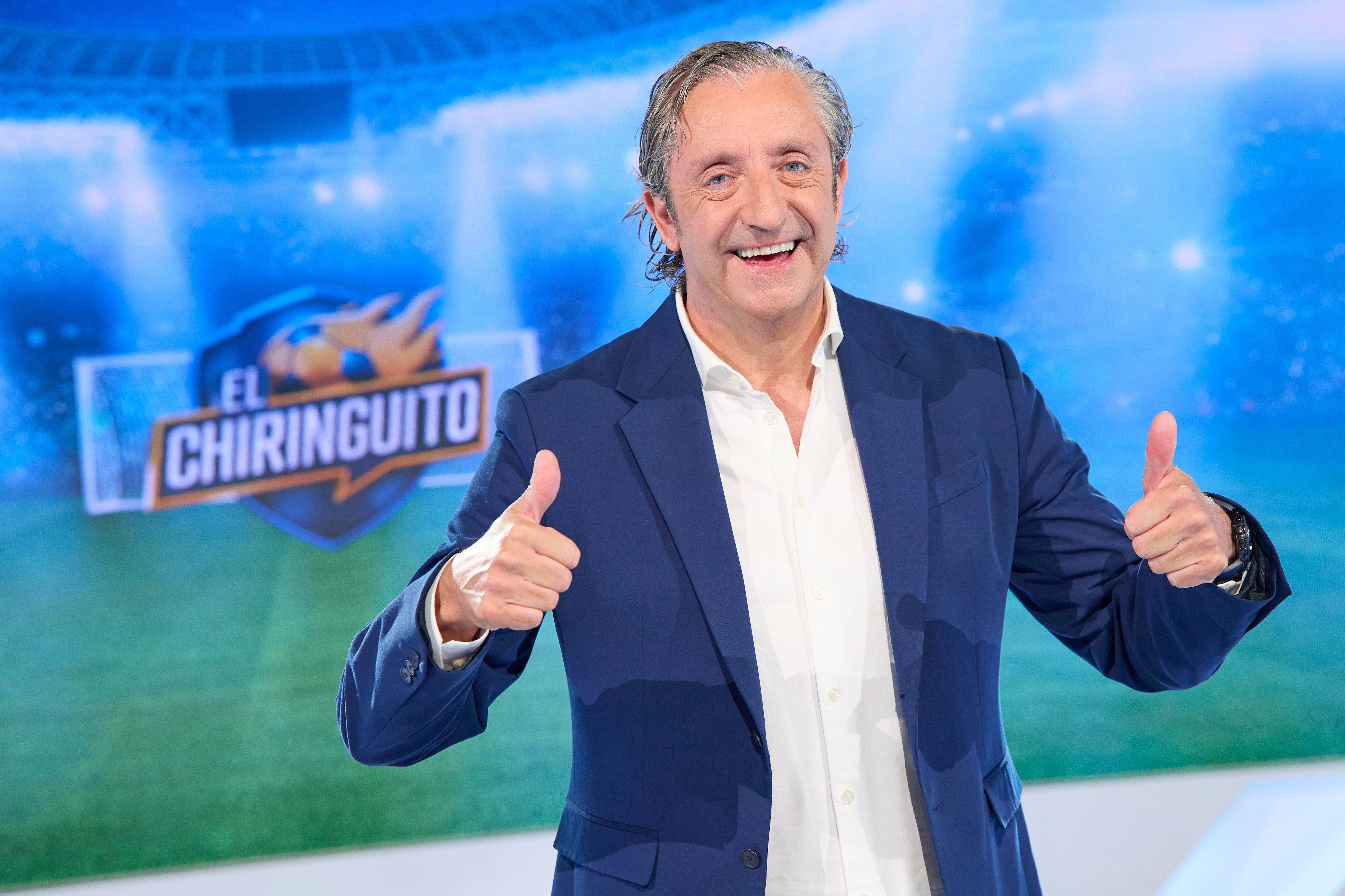 Josep Pedrerol en la presentación de 'El Chiringuito'. (Mediaset)