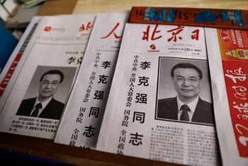 Obituarios de Li Keqiang (Reuters)