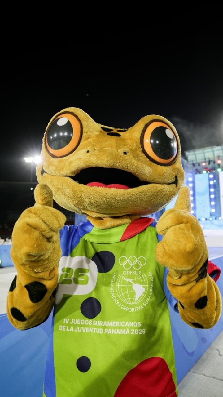 El lema de la edición es “Nuestra Identidad, A Otro Nivel” y la mascota oficial, una rana dorada apodada Antón, acompaña a los atletas durante las actividades. Foto cortesía gobierno de Panamá.