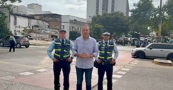 El director del Instituto de Movilidad, Mauricio Vega López, afirmó que no tolerarán ataques contra los funcionarios - crédito Redes sociales/X