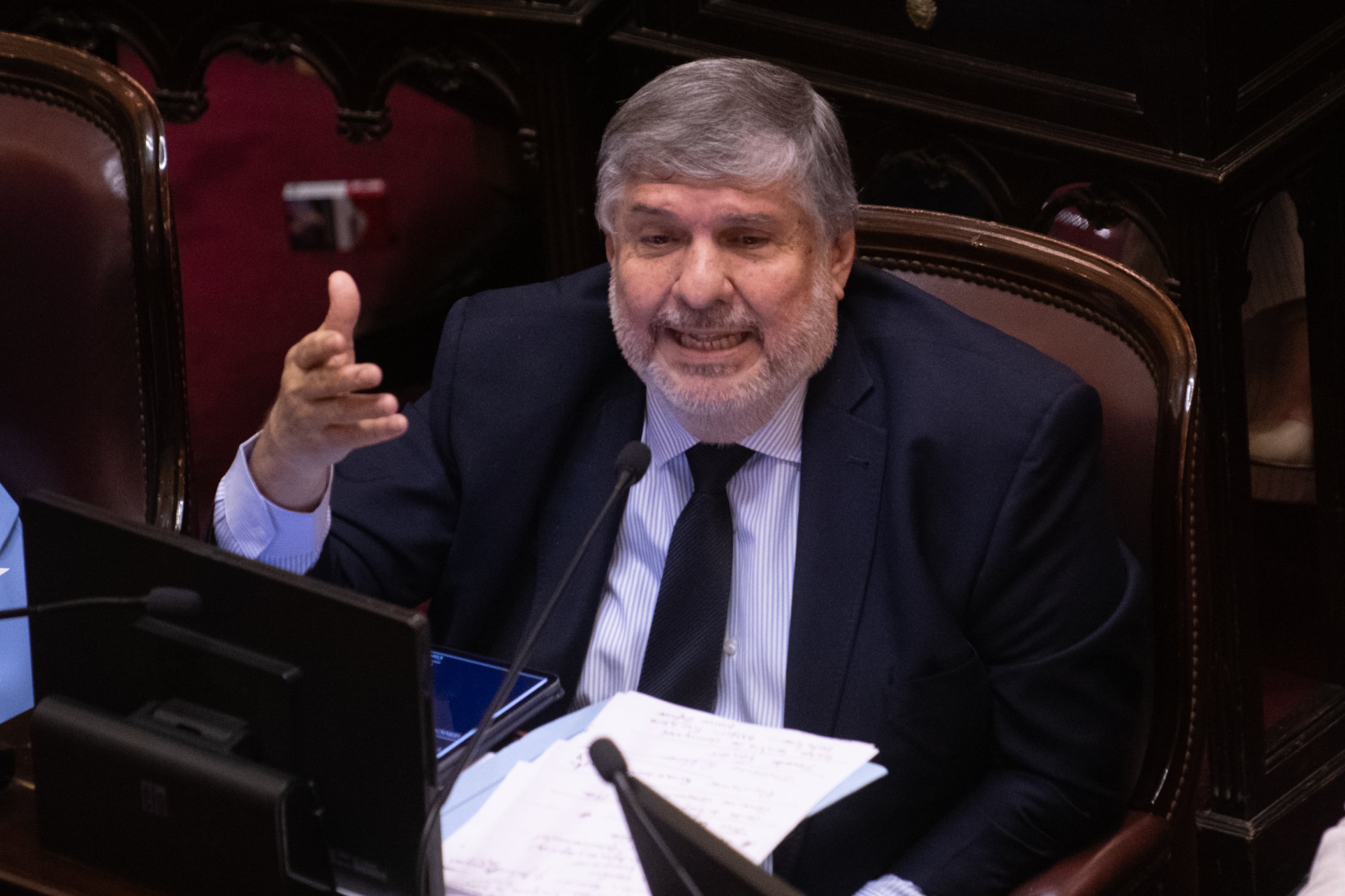 El ultracristinista José Mayans sufrió una fuerte derrota en la sesión del viernes (Jaime Olivos)