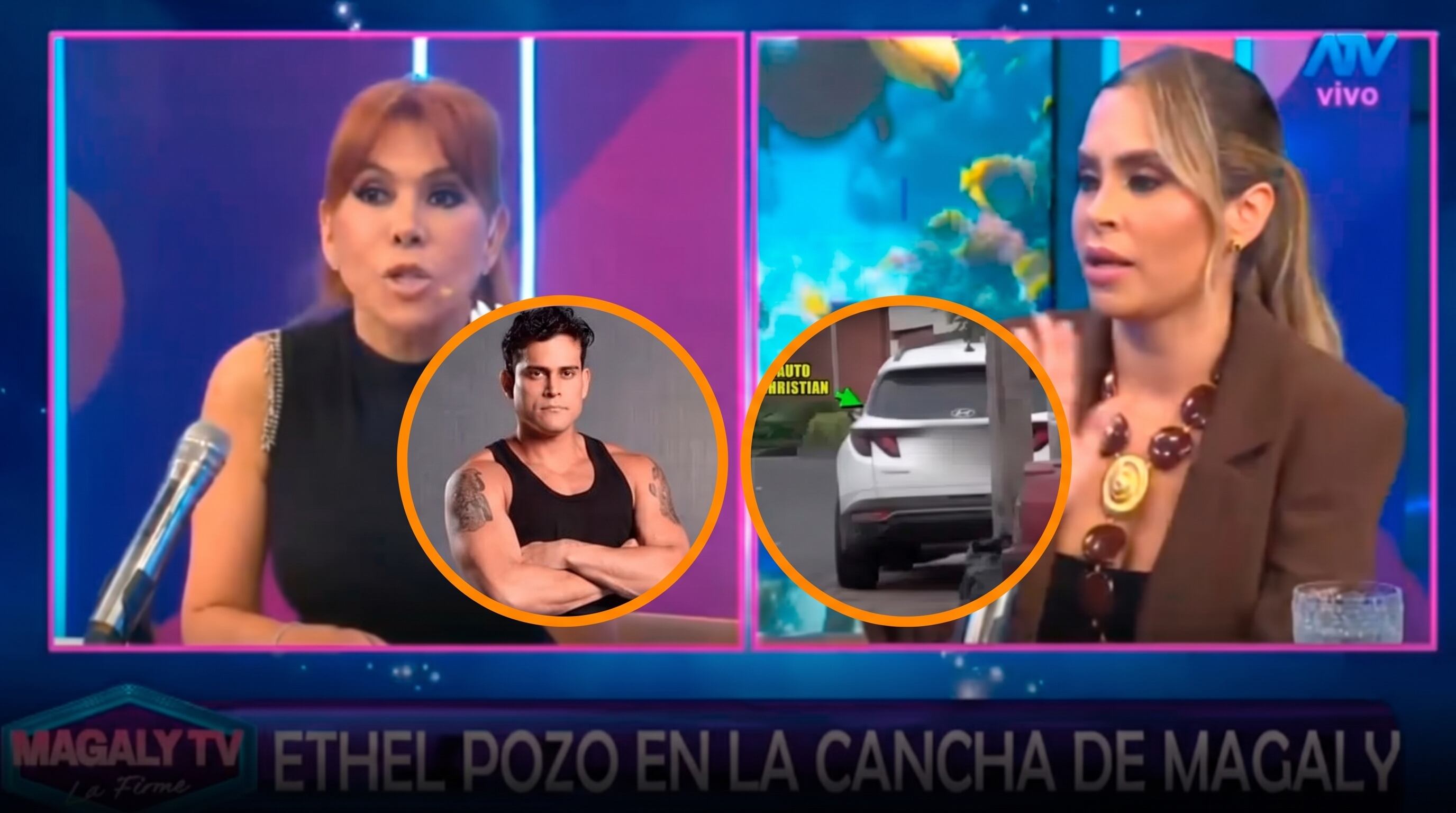 Ethel Pozo revela que Christian Domínguez le juró que no era el del ampay y defiende su amistad: “Es mi amigo infiel”