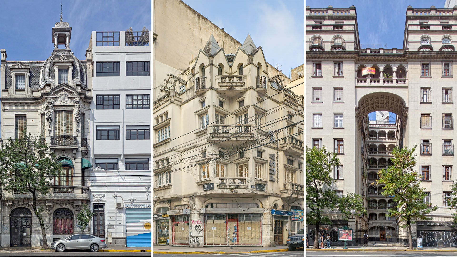 Pablo G. Fernández empezó en 2020 a recorrer la ciudad en busca de fachadas de casas y edificios