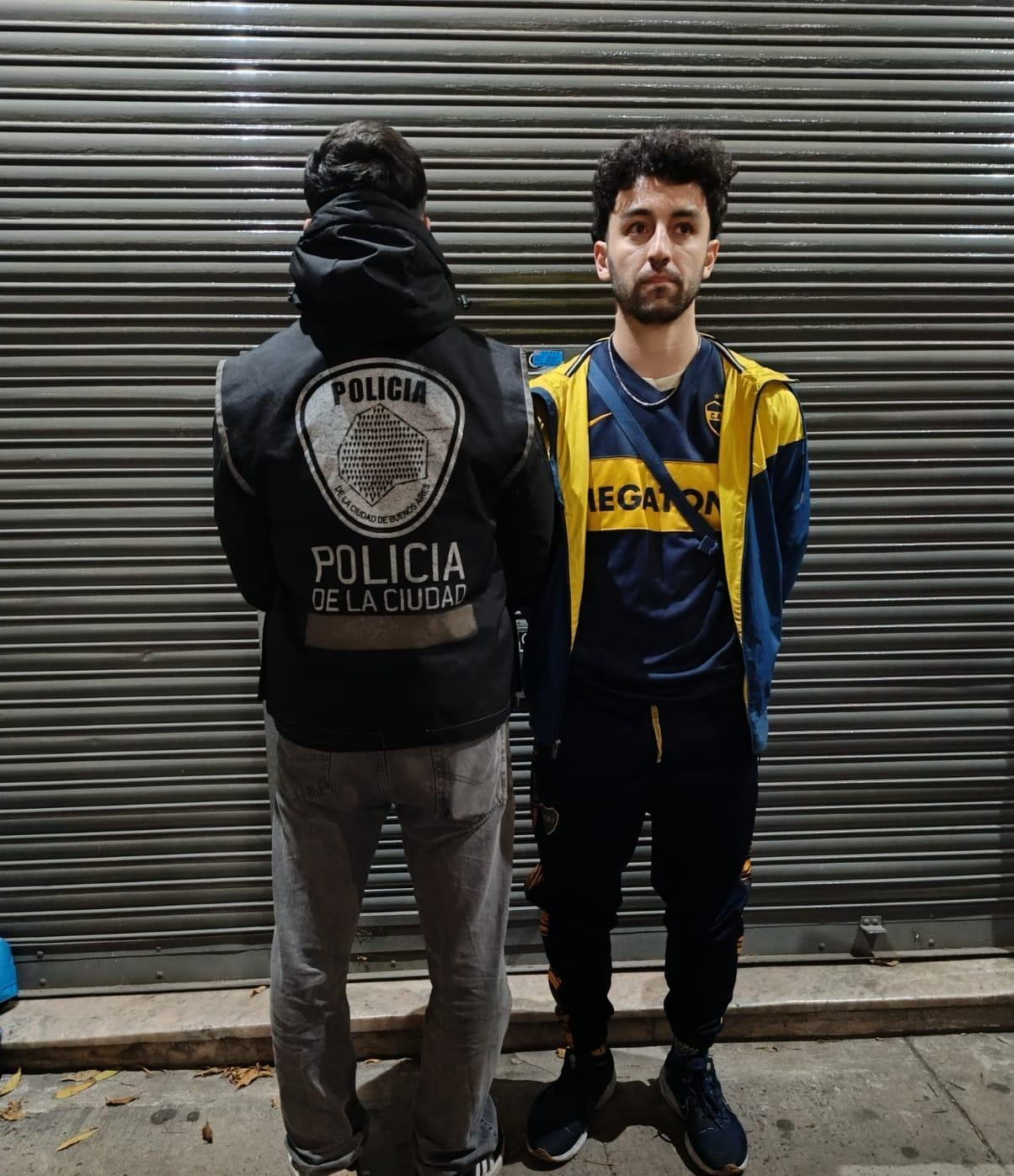 Nicolás Chaumeil fue identificado en La Bombonera