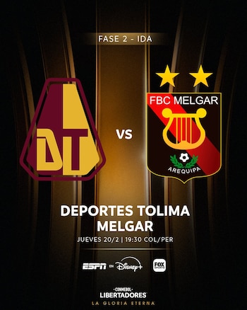 Melgar vs Tolima.