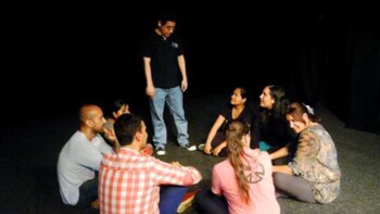 El taller de teatro se