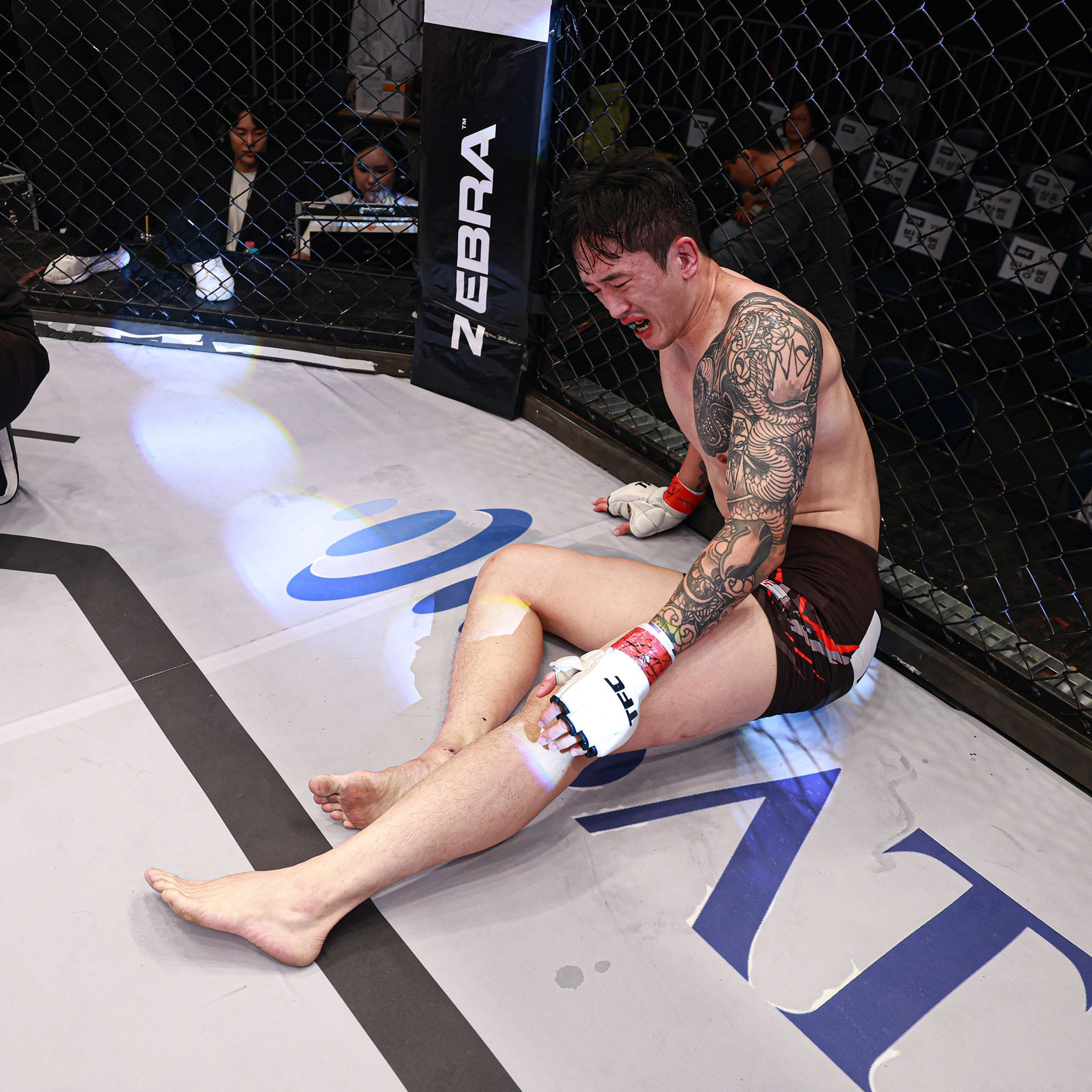 Afortunadamente pudo recomponerse y celebrar su victoria (fightsports_chong)
