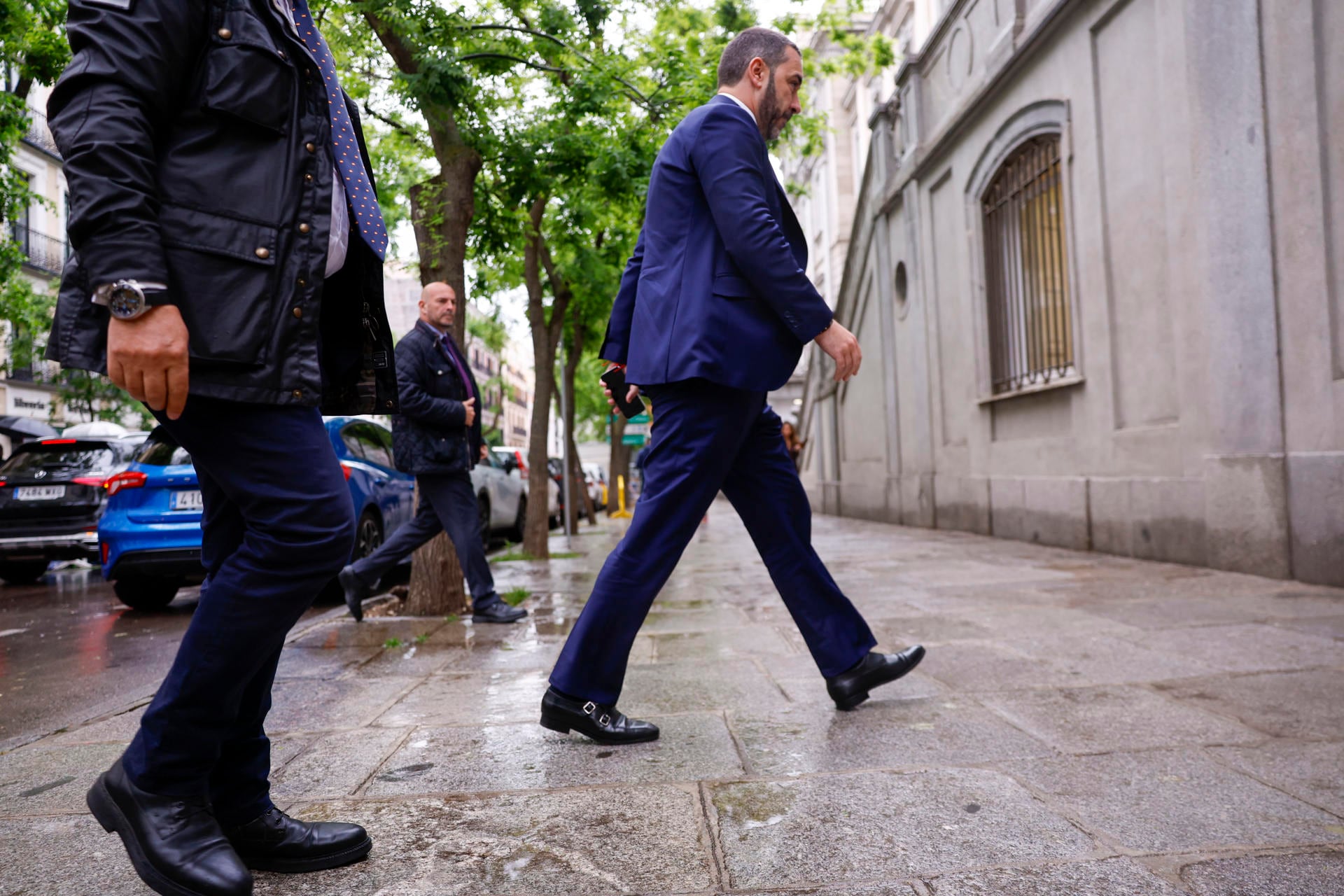 El empresario Víctor de Aldama a su llegada al Tribunal Supremo (EFE/Javier Lizón)