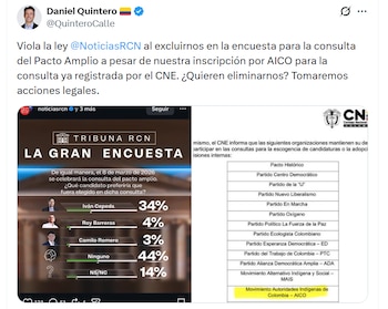 El candidato presidencial rechazó que