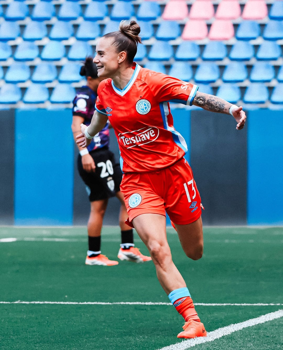 Julieta Alaides Paz marcó el primer gol de Belgrano en la Copa Libertadores Femenina (Belgrano)